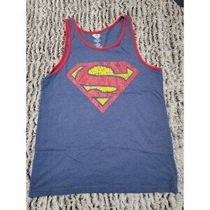 Superman Tank top Blue/Red Size Medium